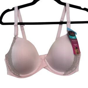 Maidenform -One Fabulous Fit 2.0 Tailored Demi T-Shirt Bra Ballerina Slipper 36D